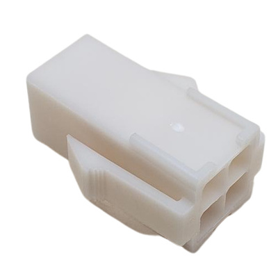 CONNECTOR 4 POS RECEPTACLE HSG 94V-2 UNI-MATE NATURAL  .163"P