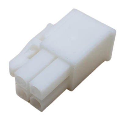 TE CONN 172167-1 CONNECTOR PIN & SOCKET 4 POS PLUG HSG NATURAL