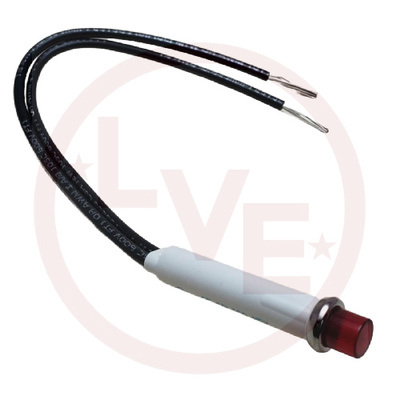 INDICATOR 125V RED LED PNL MT LIGHT