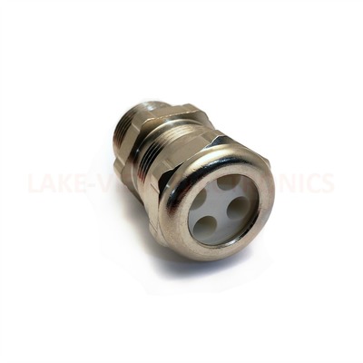 CORD GRIP NPT 3/4&quot; NICKEL PLATED BRASS 4X6.5MM