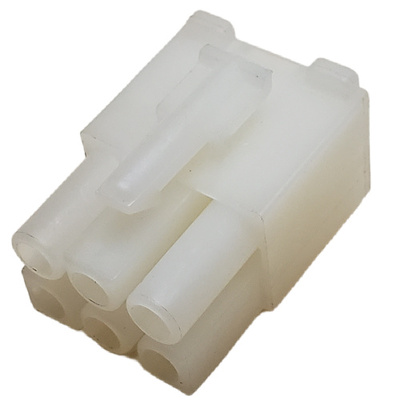 CONNECTOR PIN &amp; SOCKET 6 POS RECEPTACLE HSG .093