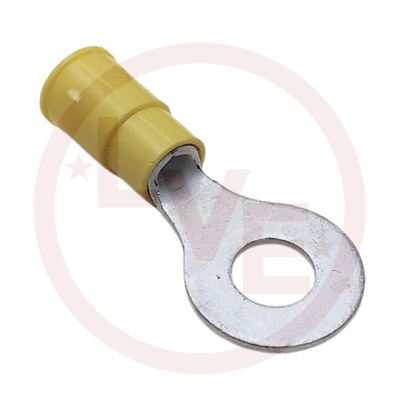 TERMINAL RING 12-10 AWG 1/4&quot; STUD INSULKRIMP
