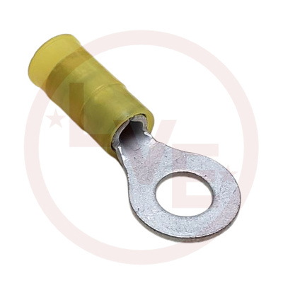 TERMINAL RING 12-10 AWG 1/4&quot; STUD AVIKRIMP