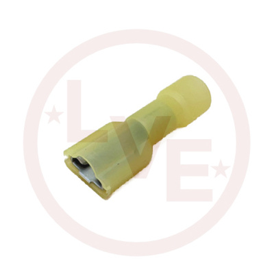 TERMINAL QDC FEMALE 12-10 AWG .250X.032 INSULKRIMP TAPE AND REEL