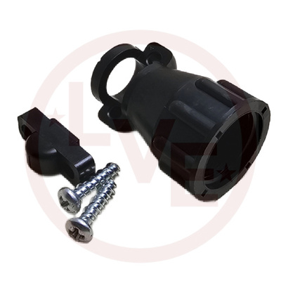 CONNECTOR 1 POS CABLE CLAMP CPC (CIRCULAR PLASTIC) SIZE 11 BLACK