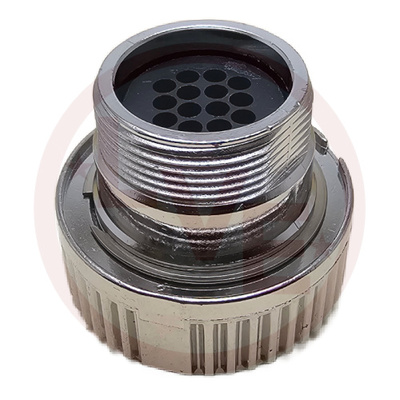 AMP 208486-1 CONNECTOR 14 POS PLUG HSG CPC (CIRCULAR PLASTIC) SIZE 22 SILVER