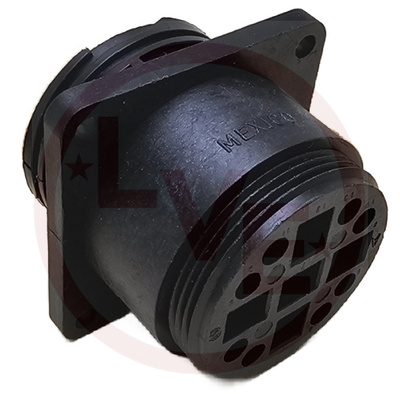 AMP 211825-1 CONNECTOR 13 POS RECEPTACLE HSG CPC (CIRCULAR PLASTIC) SIZE 23 BLACK