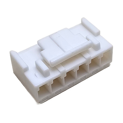 CONNECTOR HEADER 6 POS RECEPTACLE HSG WHITE .156&quot;P