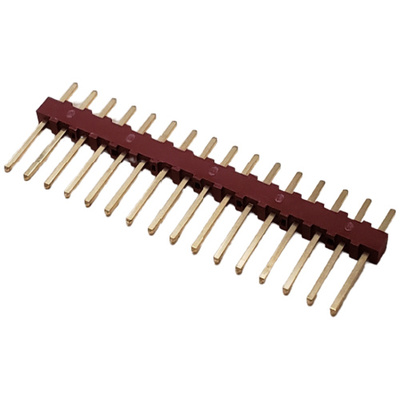 CONNECTOR HEADER 16 POS RIGHT ANGLE SINGLE ROW .100P