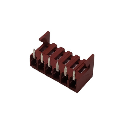 CONNECTOR HEADER RECEPTACLE PCB 6 POS RIGHT ANGLE .100P
