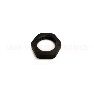 CORD GRIP LOCKNUT NPT3/8&quot; PA BLACK