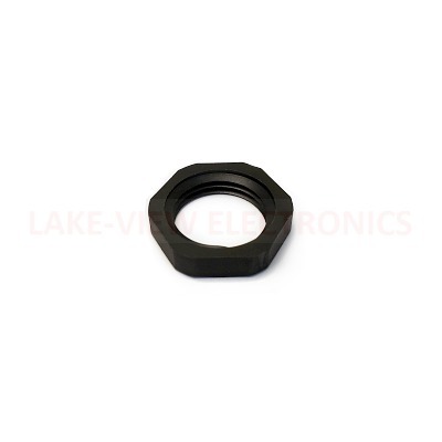 CORD GRIP LOCKNUT NPT1/2&quot; PA BLACK