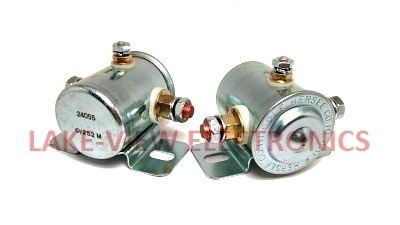 SOLENOID RELAY 6V 1.6 OHM INTMT 3STUD INSUL