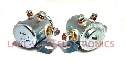 SOLENOID RELAY 6V 4.2 OHM CONT 4STUD INSUL SPST