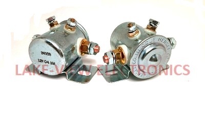 SOLENOID RELAY 12V 4.4 OHM INTMT 4STUD UL GROUNDED SPST