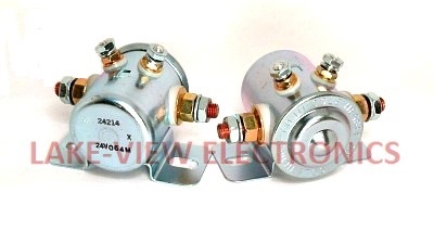 SOLENOID RELAY 24V 71 OHM 200A CONT 4 STUD