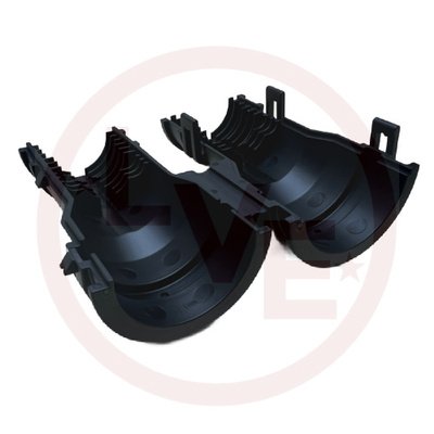 DEUTSCH 2428-016-1805 CONNECTOR BACKSHELL SIZE 18 STRAIGHT BLACK