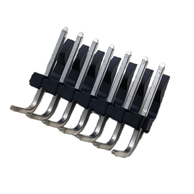 MOLEX 26-48-1076 CONNECTOR HEADER BREAKAWAY 7 POS RIGHT ANGLE .156P