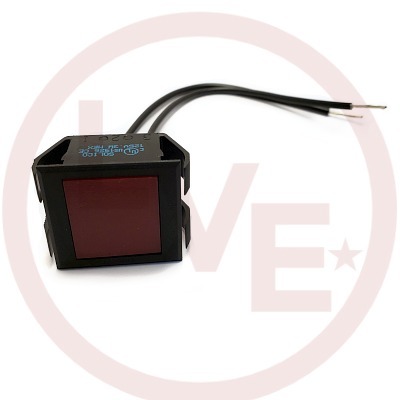 INDICATOR 125V RED NEON 6" WIRE LEADS PANEL MOUNT