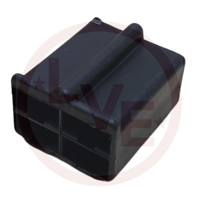 CONNECTOR 4 POS FEMALE 56 SERIES BLACK