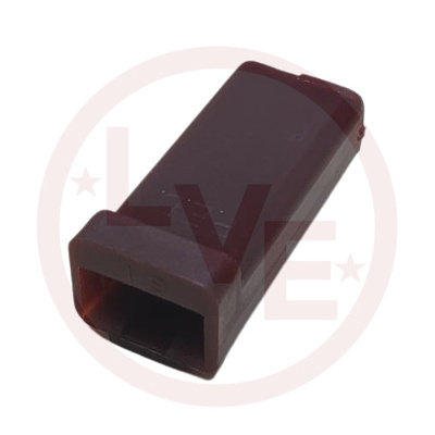 CONNECTOR 1 POS FEMALE 58 SERIES BROWN