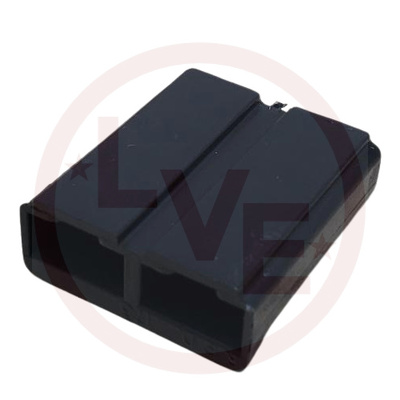 CONNECTOR 2 POS FEMALE 56 SERIES BLACK HSG