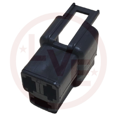 CONNECTOR 3 POS MALE 56 SERIES BLACK W/LOCK