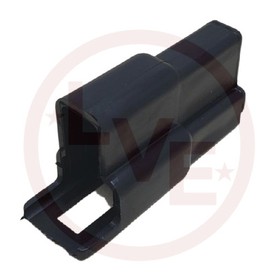 CONNECTOR 2 POS MALE 56 SERIES BLACK