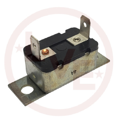 CIRCUIT BREAKER 4A 12VDC METAL CHASSIS MOUNT W/BRKT