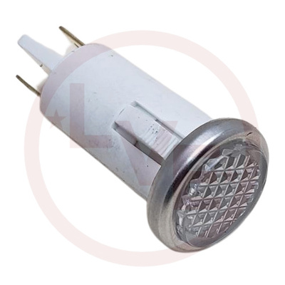 INDICATOR 125V CLEAR NEON .187&quot; Q.C. TABS PNL MNT LIGHT