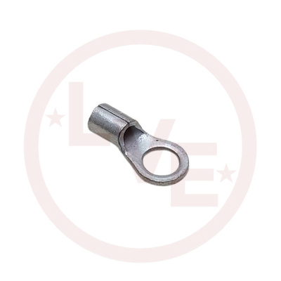 CONNECTOR RING 22-16 AWG #6 STUD NON-INSULATED TIN PLATED
