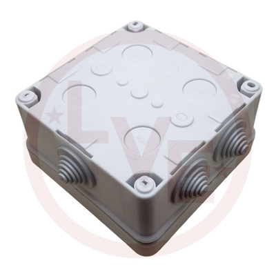 ENCLOSURE 113X113X58MM GRAY JUNCTION BOX