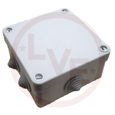 ENCLOSURE 113X113X58MM GRAY JUNCTION BOX