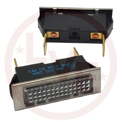 INDICATOR 250V CLEAR NEON 0.250&quot; Q.C. TABS PNL LAMP