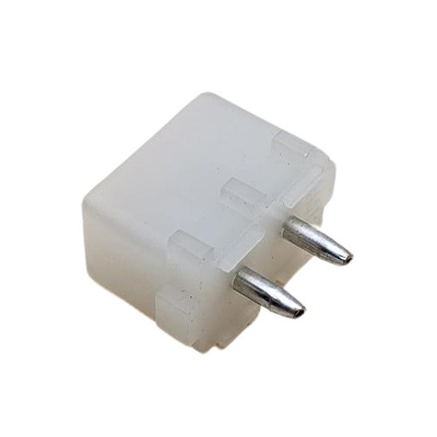 CONNECTOR HEADER 2 POS TIN PCB .200&quot;P NATURAL