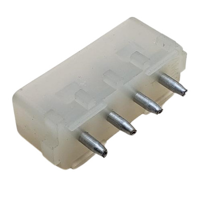 CONNECTOR HEADER 4 POS TIN PCB .200&quot;P NATURAL