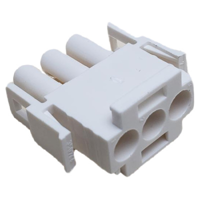 CONNECTOR 3 POS PLUG HSG MATE-N-LOK WHITE