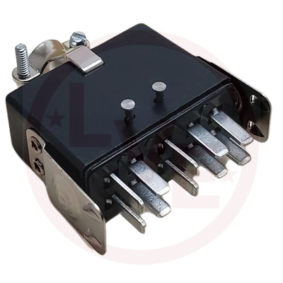 CONNECTOR PLUG 10 POS MALE W/LOCKING TABS