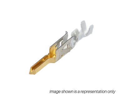 TERMINAL MALE PIN 18-16 AWG .165P GOLD