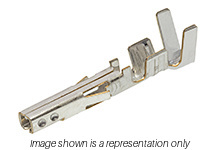 TERMINAL FEMALE SOCKET 24-18 AWG TIN .165P TAPE AND REEL