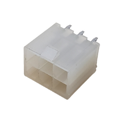 MOLEX 39-28-1063 CONNECTOR HEADER 6 POS MINI-FIT JR. VERTICAL DUAL ROW .165P