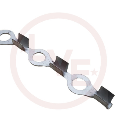 TERMINAL RING 18-14 AWG #8 STUD NON-INSULATED TIN PLATED TAPE AND REEL