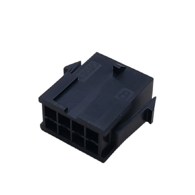 MOLEX 43020-0800 CONNECTOR HEADER 8 POS DUAL ROW MICRO-FIT 3.0 MALE PLUG HSG .118P
