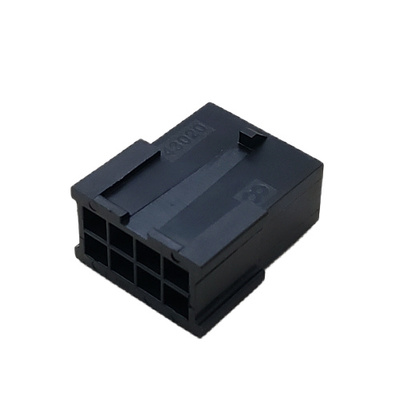 MOLEX 43020-0801 CONNECTOR HEADER 8 POS DUAL ROW MICRO-FIT 3.0 MALE PLUG HSG .118P