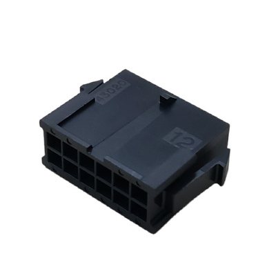 CONNECTOR HEADER 12 POS DUAL ROW MICRO-FIT 3.0 MALE PLUG HSG .118P