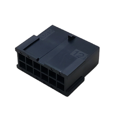 MOLEX 43020-1201 CONNECTOR HEADER 12 POS DUAL ROW MICRO-FIT 3.0 MALE PLUG HSG .118P