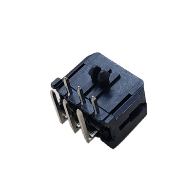 MOLEX 43045-0600 CONNECTOR HEADER 6 POS RIGHT ANGLE DUAL ROW RECEPTACLE HSG .118P