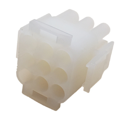 CONNECTOR PIN &amp; SOCKET 9 POS PLUG MLX POWER CRIMP HSG 6.35P