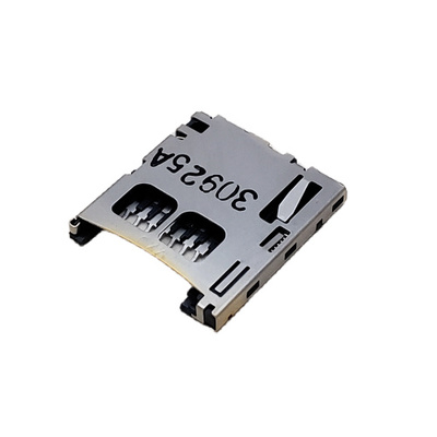 CONNECTOR 8 POS 1.1MM MICRO SD R/A SMT PUSH-PUSH MEMORY CARD