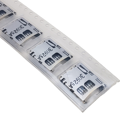 MOLEX 502570-0893 CONNECTOR 8 POS 1.1MM MICRO SD R/A SMT PUSH-PUSH MEMORY CARD